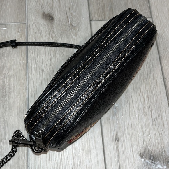 SOLD - Coach Isla Floral Tattoo Chain Crossbody Bag - Picture 6 of 15